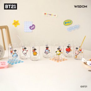 minini 유리컵 커피잔 물컵 집들이선물 방탄굿즈 BT21