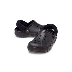 [Unisex] 공용 BAYA LINED FUZZ STRAP CLOG BLACK (23FUCL206633)