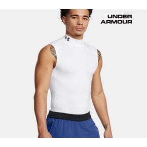 남성 HeatGear® 모크 슬리브리스 1361521-100 .