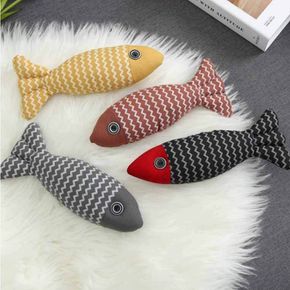 고양이 캣닢 물고기 인형 생선 먹이 간식 쿠션 장난감