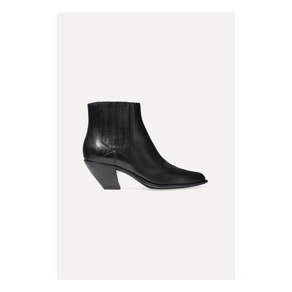 Sunset Leather Ankle Boots 블랙 17957409495252189