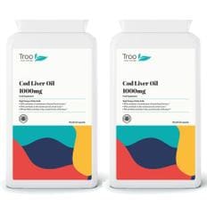  영국직구 Troo Healthcare 트루헬스케어 코드 리버 오일 대구간유 1000mg 90소프트젤 2팩 Cod Li