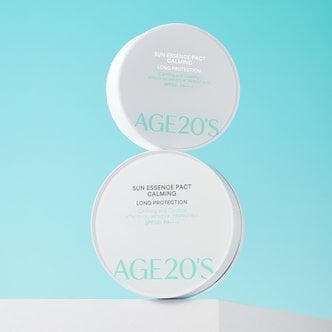 애경 24 NEW AGE20S 선 에센스 팩트 카밍 롱프로텍션 (본품+미니) SPF50+ PA++++ 무기자차 비건인증