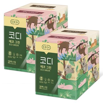 코디 에코그린 180매*6입 2팩