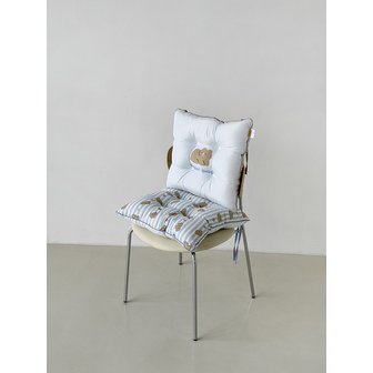 러움 슈가팝베어 먼지없는 알러지케어 쿠션 방석 스트랩 푹신한 양면 등받이 반려동물 2size