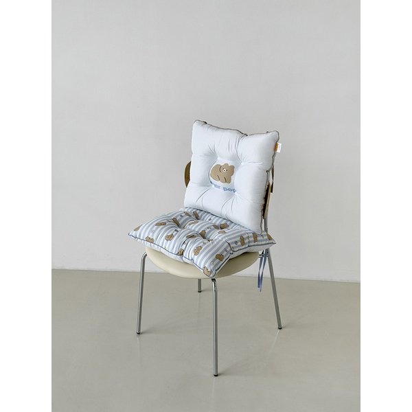 슈가팝베어 먼지없는 알러지케어 쿠션 방석 스트랩 푹신한 양면 등받이 반려동물 2size