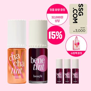 베네피트 [단독/15%OFF](3천원)립 앤 치크 듀오 (5종 택1)(+틴트 디럭스 3종-본품용량상당&그립톡&쇼핑백)
