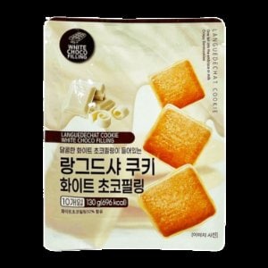  랑그드샤 쿠키 화이트초코필링 130g x 3개