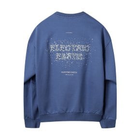 블루 그래픽 스웻셔츠 CWTAS25116BUX