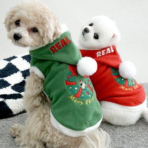 REAL PET 강아지 애견 산타옷 메리리얼펫마스