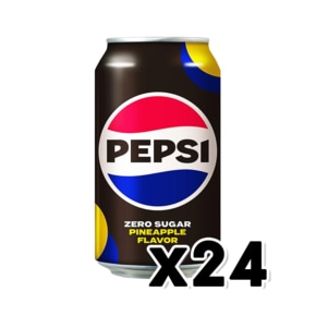 펩시 제로슈가 파인애플 탄산캔음료 355ml x 24개