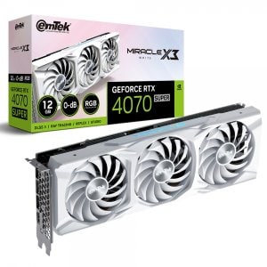 에스투씨엔아이 이엠텍 RTX 4070 SUPER MIRACLE X3 WHITE D6X 12GB