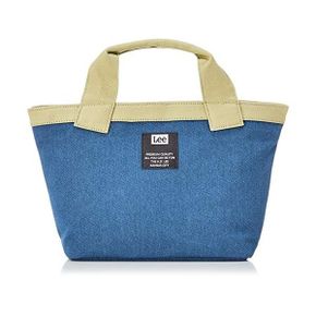 일본 리 에코백 Lee Tote Bag Logo Patch Denim Material Multifunctional Interior Divider S B