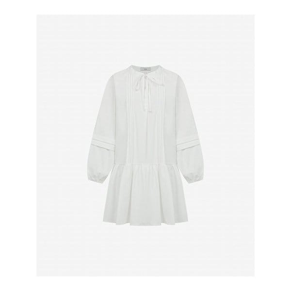 리본 핀턱 미니 원피스 (TMOAB2507)