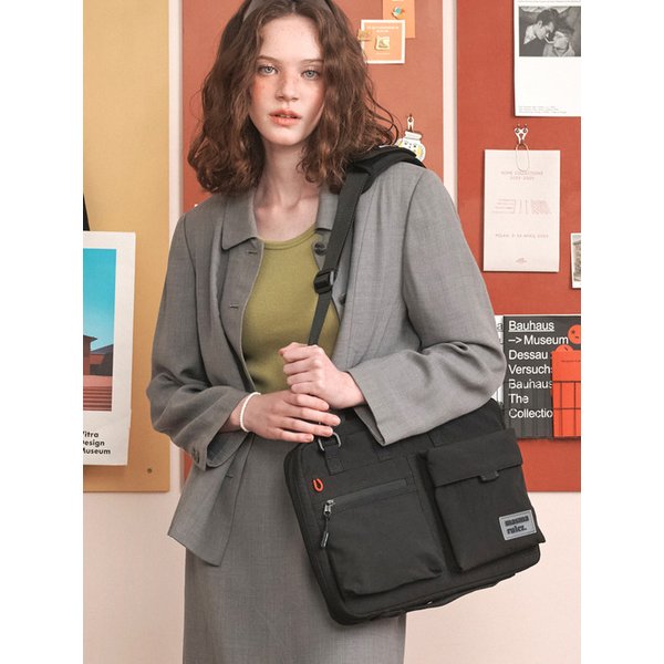 Briefit laptop case slim bag_Black