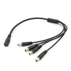 알티피아 4분배 0.4M DC 전원 어댑터 연장케이블 변환잭 웹캠