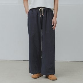 린넨 라이크 세미 와이드 밴딩 팬츠 DLX2915 (3 COLOR)
