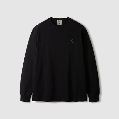 후아유 Surf Bear Basic Long Sleeve T-shirt WHLAE3811U