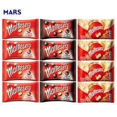 몰티져스 초코볼 밀크37g x 4개 + 다크37g x 4개 + 카라멜골드30g x 4개입 (총12개)
