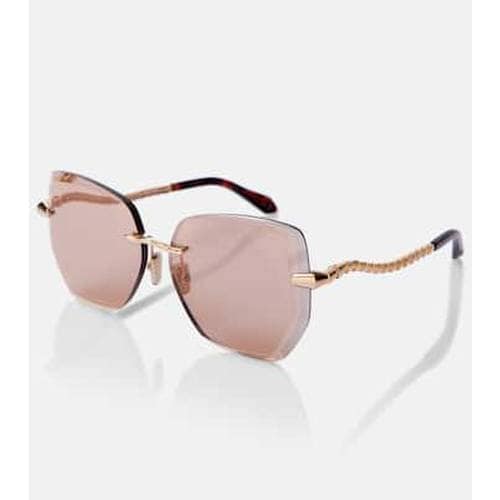 Serpenti Viper 오버사이즈 선글라스