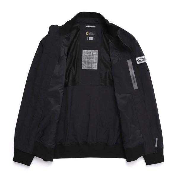 [여주점] N251MJP130 NRN 카니스 스탠드넥 블루종 점퍼 카본블랙