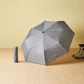 스트라이프 3단 자동 우산 블랙