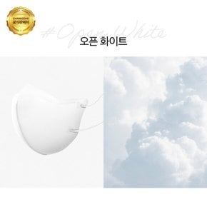 참존 톤업핏 블랙라벨 라이트 KF94 마스크 오픈 화이트 50매 ~13시 주문 오늘 발송