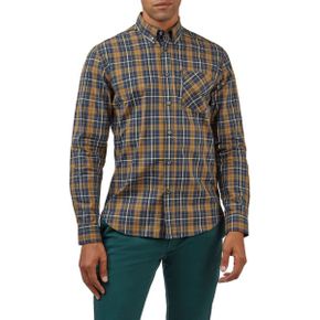 4532542 Ben Sherman Check Cotton Button-Down Shirt