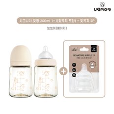 2024년 용띠 에디션 PPSU 젖병 200ml 2P(꼭지포함) + 젖꼭지 2P