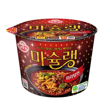  오뚜기 마슐랭 마라탕면 큰컵라면 130g 12개