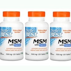 3통 닥터베스트 MSM 식이유황 1500mg 360정 OptiMSM