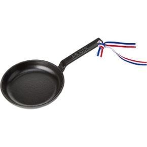 스타우브 후라이팬 스타우브Staub staub 스토우브  미니 프라이팬 블랙 12cm 작은 주물 법랑 스