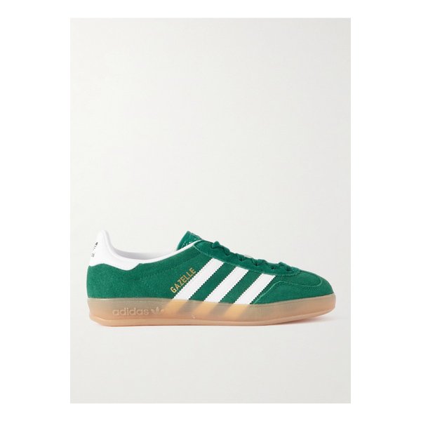 가젤 인도어 프로 가죽 트리밍 스웨이드 스니커즈 포레스트 그린 1647597355362155