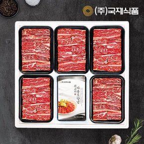 [바로배송]프리미엄 미국산 블랙앵거스 찜갈비세트 3.5kg(700gx5개+양념)