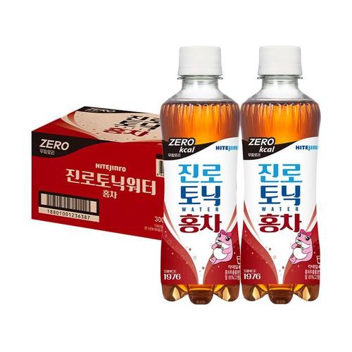 진로믹서 토닉워터 홍차 300ml X 24병 제로 핑꺼비 칵테일(1)