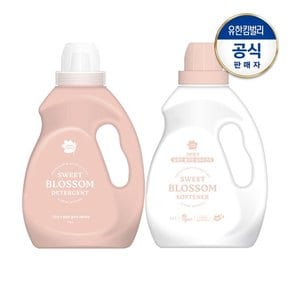 달콤한블라썸 세탁세제+섬유유연제1.4L