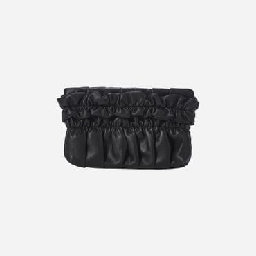 KWANI Tate Ruched Bag Black Mini