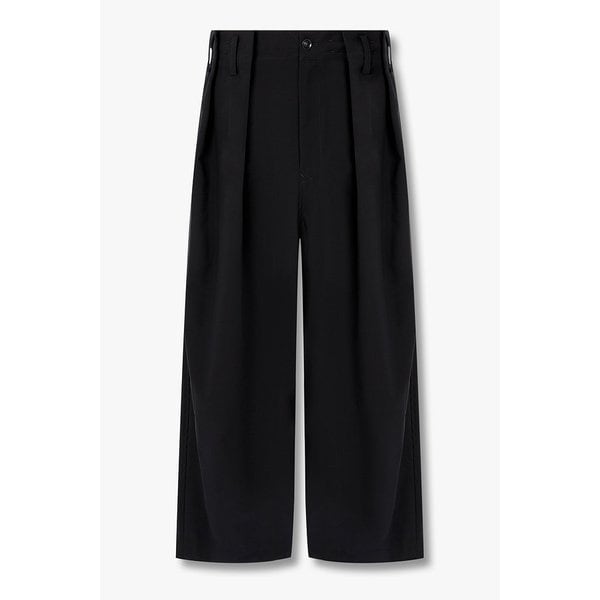 [Y`s]드로스트링 투 핀턱 폴리 팬츠 6615311106000