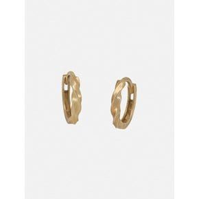 14k slim twist one touch earrings (1pair)