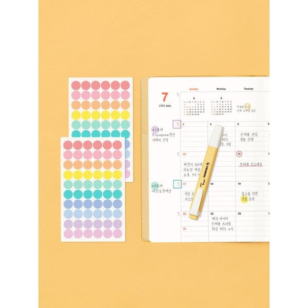 투명 스티커 세트