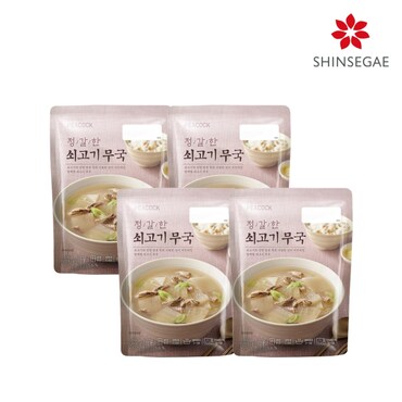  *[피코크] 정갈한 소고기 무국 500g x 4팩