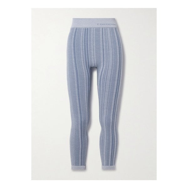 코도바 솔 스트라이프 스트레치 저지 레깅스 1647597343734717
