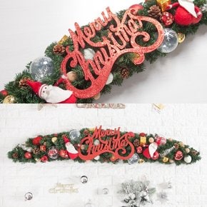 트윈레드산타 가렌드 150cmP 크리스마스 장식 TRWGHM