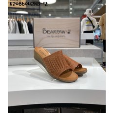 베어파우(BEARPAW) KIKI 웨지 슬리퍼 K2086042NB-W 탄