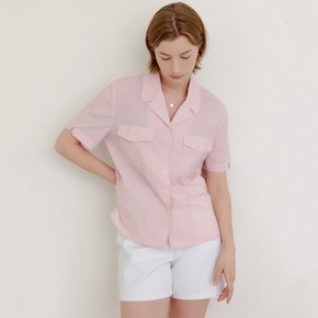 보니 오픈 카라 셔츠 / BONNIE OPEN COLLAR SHIRTS_2colors