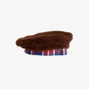 Faux Fur Kids Beret Brown 7579396 62301454