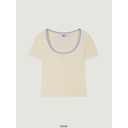 grove (그로브) 25HS IVY SAND T-SHIRT (CREAM)