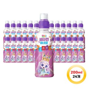 캐치 티니핑 오로라핑 멀티비타민 미네랄 포도 200ml 24개