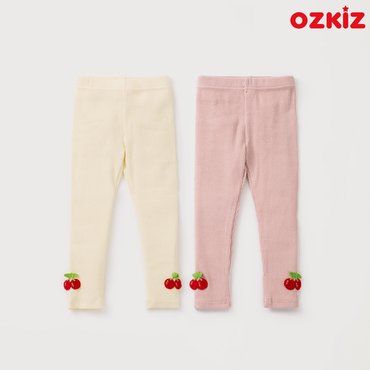 오즈키즈 체리골지 아동 여아 레깅스