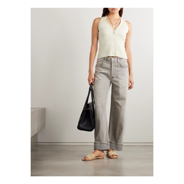 빔바 골지 코튼 혼방 베스트 아이보리 46376663162862308